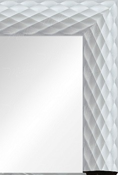 Зеркало «Ромб» Светлое серебро