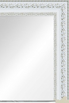 Зеркало «Калиста» Белая с золотом