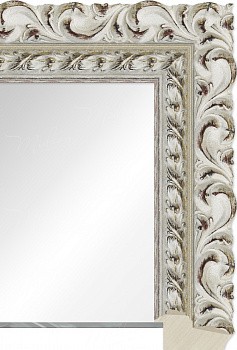Зеркало «Ирис» Белая