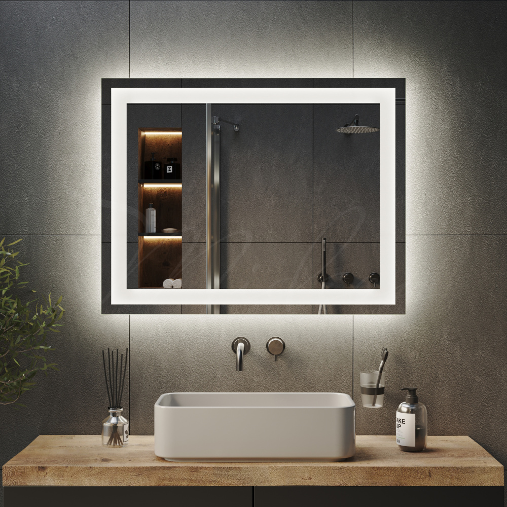 Зеркало «Малевич» с интерьерной подсветкой — фото 4